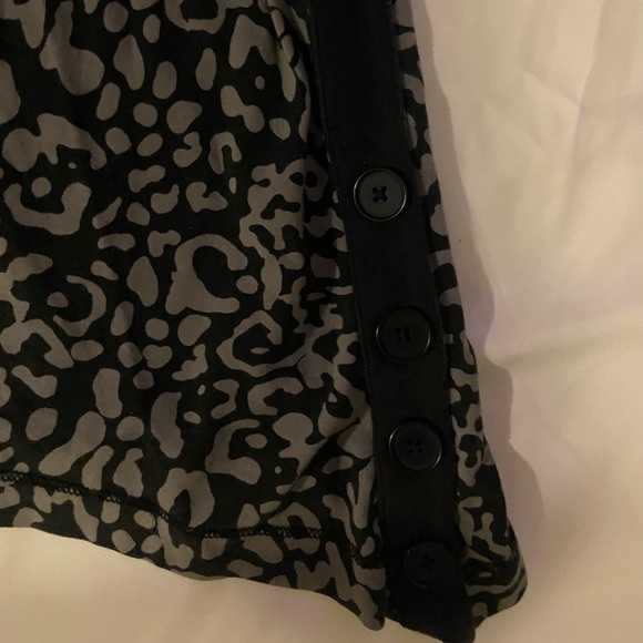 Chicos leopard print SOFT CHIC Rib-Trim Tunic_overside Top_Womens_Size 4 XXL - Picture 8 of 8